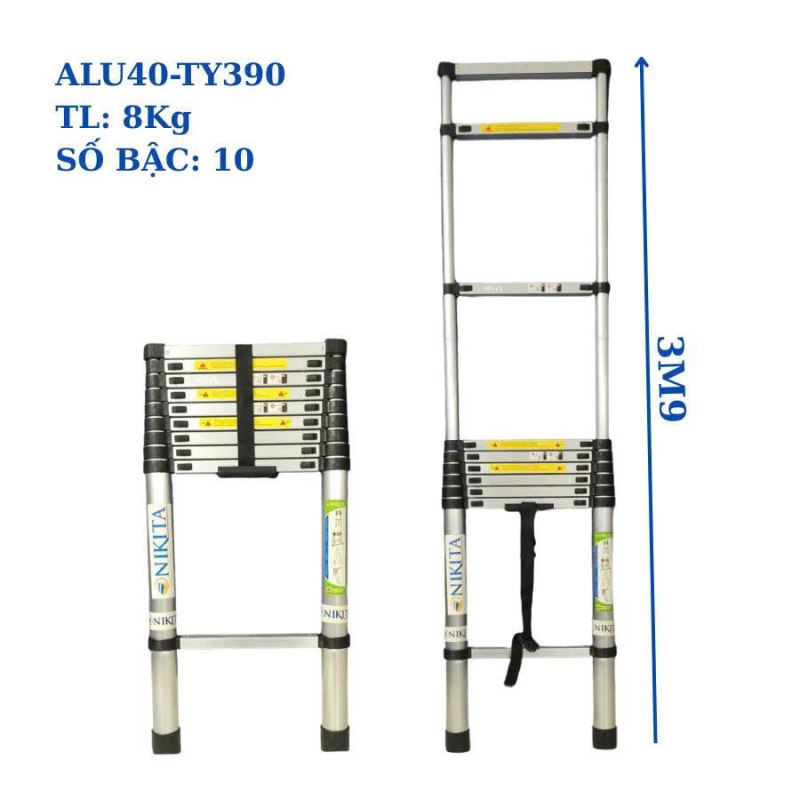 THANG NHÔM RÚT ĐƠN GỌN TIỆN LỢI NIKITA ALU390